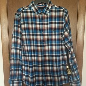 Denim & Flower flannel